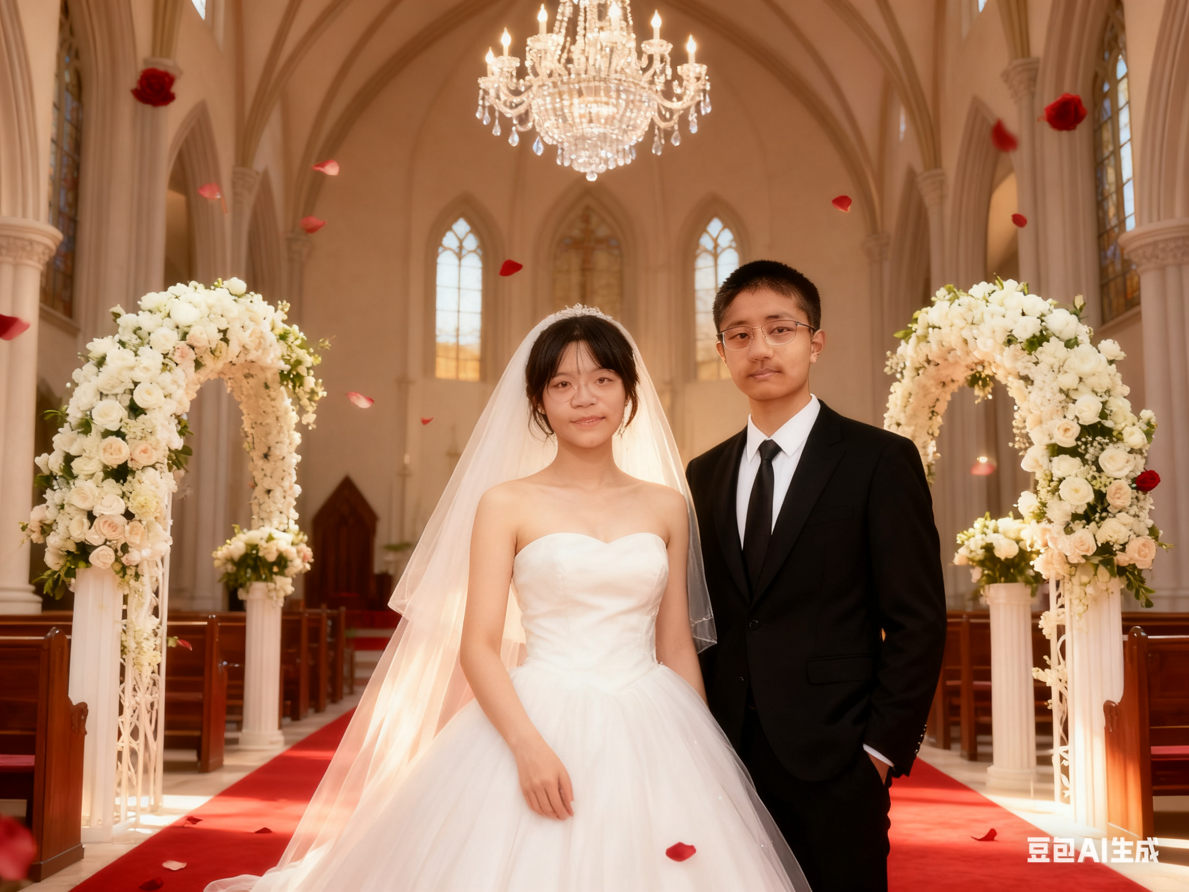王宸泽婚纱照